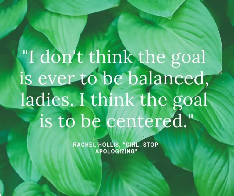Striving To Be Centered!