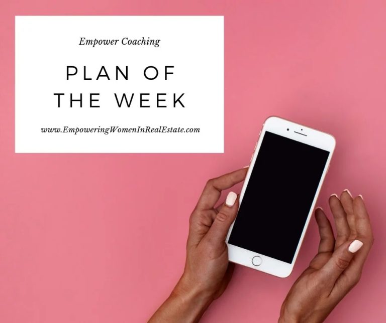 Plan Of The Week!