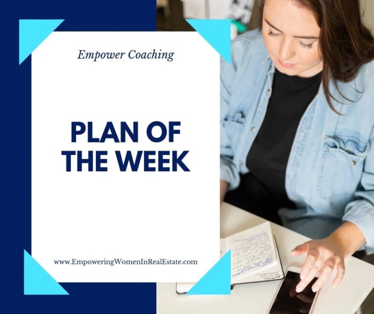 Plan Of The Week!