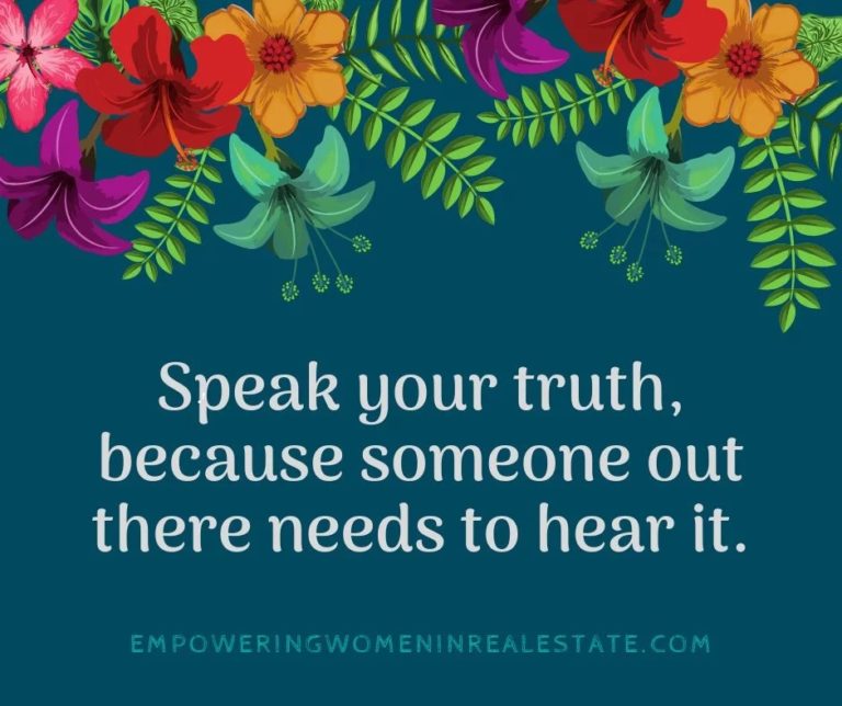 Speaking Your Truth!