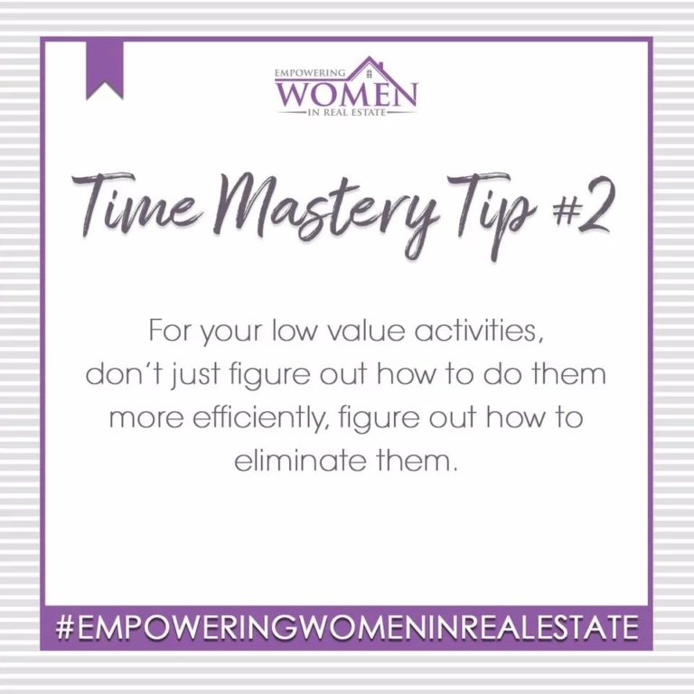 Time Mastery – Tip 2!