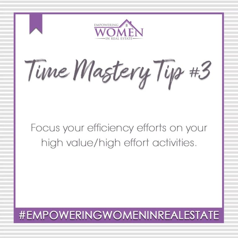 Time Mastery – Tip #3