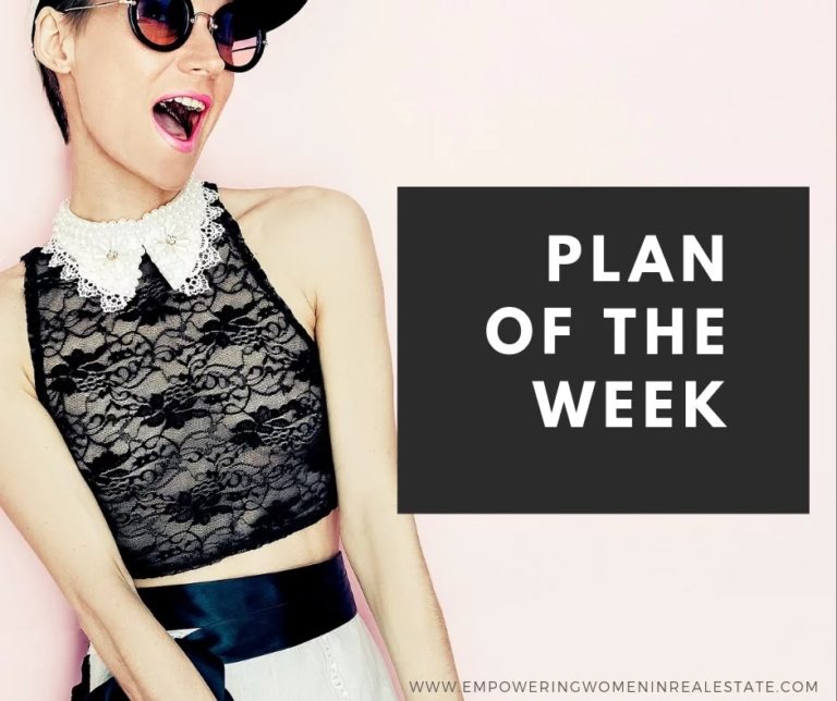 Plan Of The Week.