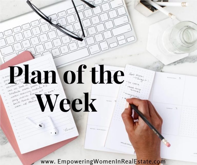 Plan Of The Week!