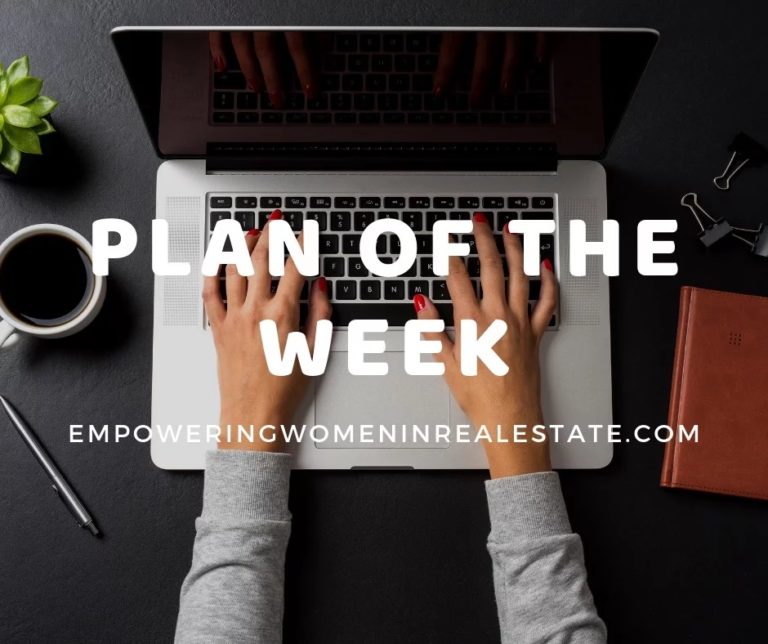 Plan Of The Week!