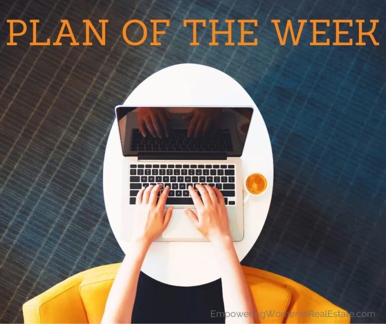 Plan Of The Week!